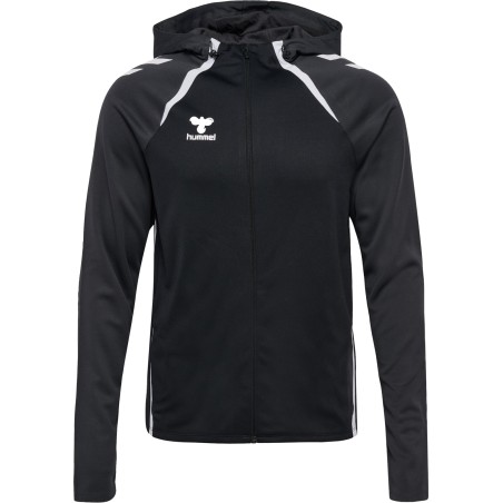 Veste à capuche HMLLead 2.0 Hummel Noir | Le spécialiste handball espace-handball.com