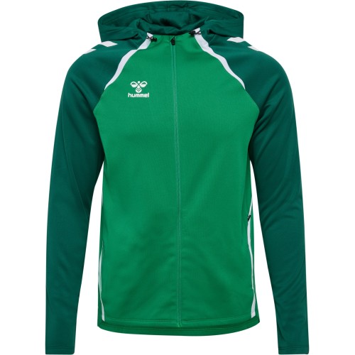 Veste à capuche HMLLead 2.0 Hummel Vert | Le spécialiste handball espace-handball.com