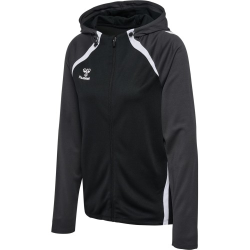 Veste à capuche HMLLead 2.0 Femme Hummel Noir | Le spécialiste handball espace-handball.com