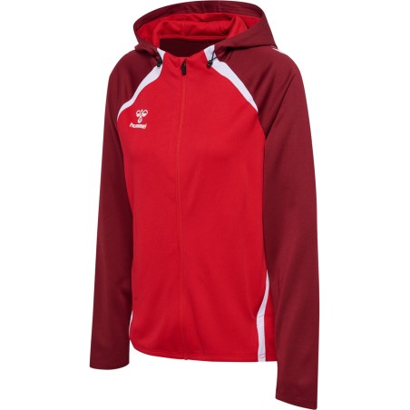 Veste à capuche HMLLead 2.0 Femme Hummel Rouge | Le spécialiste handball espace-handball.com