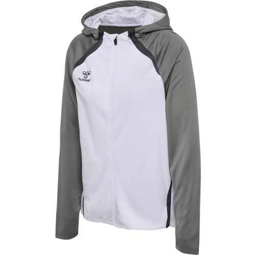 Veste à capuche HMLLead 2.0 Femme Hummel Blanc | Le spécialiste handball espace-handball.com