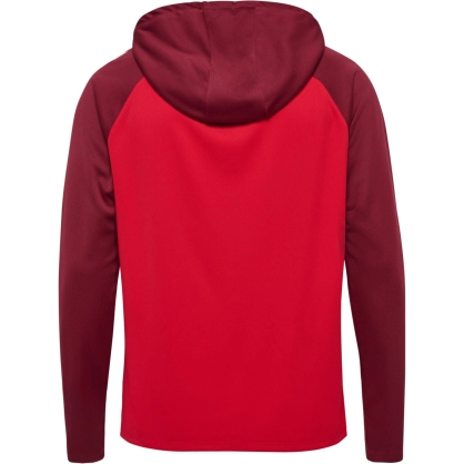 Veste à capuche HMLLead 2.0 Hummel Rouge - Espace-Handball.com