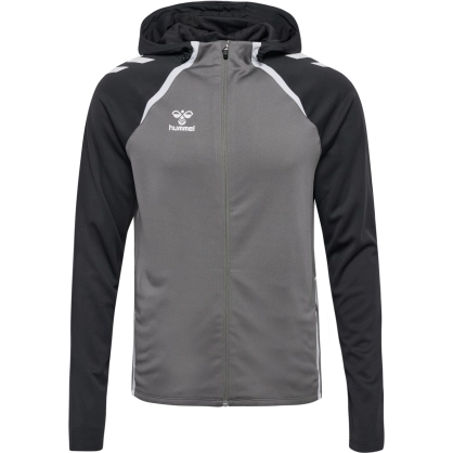 Veste à capuche HMLLead 2.0 Hummel Gris Jr - Espace-Handball.com