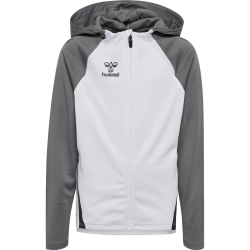 Veste à capuche HMLLead 2.0 Hummel Blanc Jr - Espace-Handball.com