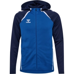 Veste à capuche HMLLead 2.0 Hummel Bleu Roy Jr - Espace-Handball.com