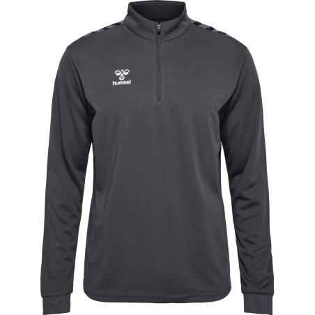 Sweat Hmlauthentic 1/4 Zip Hummel Gris foncé