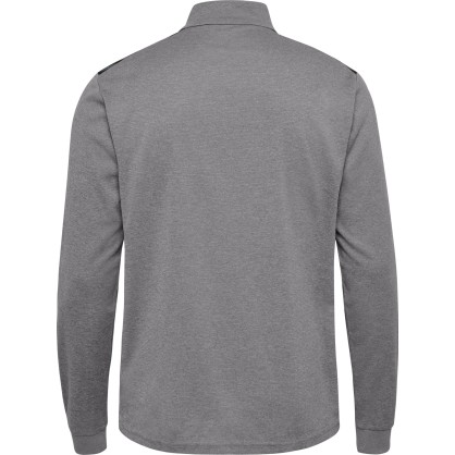 Sweat Hmlauthentic 1/4 Zip Hummel Gris - Espace-Handball.com