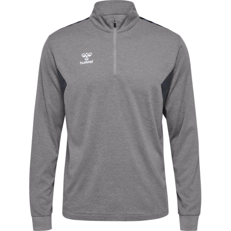 Sweat Hmlauthentic 1/4 Zip Hummel Gris