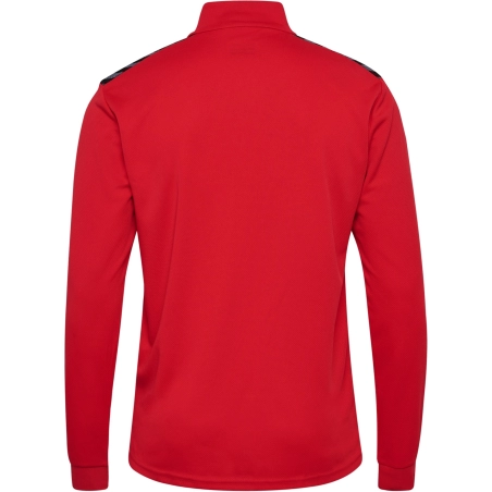 Sweat Hmlauthentic 1/4 Zip Hummel Rouge