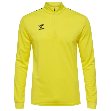 Sweat Hmlauthentic 1/4 Zip Hummel Jaune