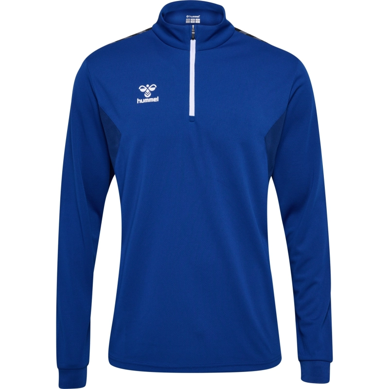 Sweat Hmlauthentic 1/4 Zip Hummel Bleu Roy