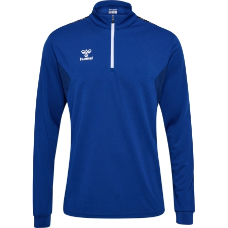 Sweat Hmlauthentic 1/4 Zip Hummel Bleu Roy
