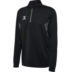Sweat Hmlauthentic 1/4 Zip Hummel noir Jr - Espace-Handball.com