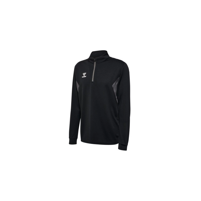 Sweat Hmlauthentic 1/4 Zip Hummel noir Jr