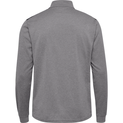 Sweat Hmlauthentic 1/4 Zip Hummel Gris Jr - Espace-Handball.com