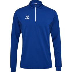 Sweat Hmlauthentic 1/4 Zip Hummel Bleu Roy Jr - Espace-Handball.com