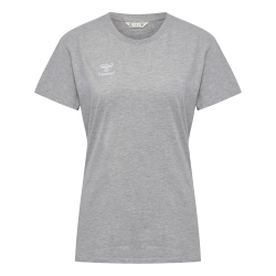 T-shirt HMLGO 2.0 Femme Hummel Gris - Espace-Handball.com