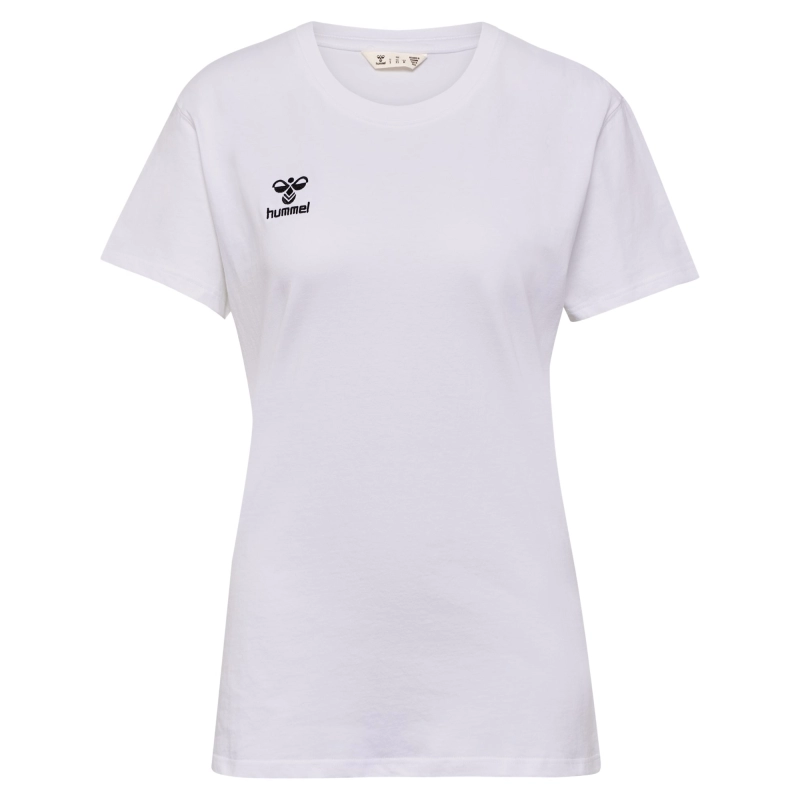 T-shirt HMLGO 2.0 Femme Hummel Blanc - Espace-Handball.com