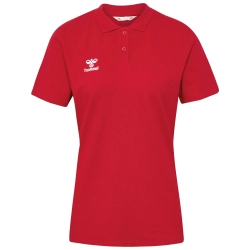 Polo HMLGO 2.0 Femme Hummel Rouge - Espace-Handball.com