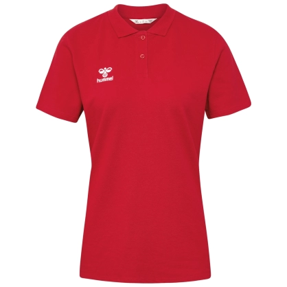 Polo HMLGO 2.0 Femme Hummel Rouge - Espace-Handball.com