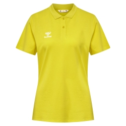 Polo HMLGO 2.0 Femme Hummel Jaune - Espace-Handball.com