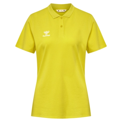 Polo HMLGO 2.0 Femme Hummel Jaune - Espace-Handball.com