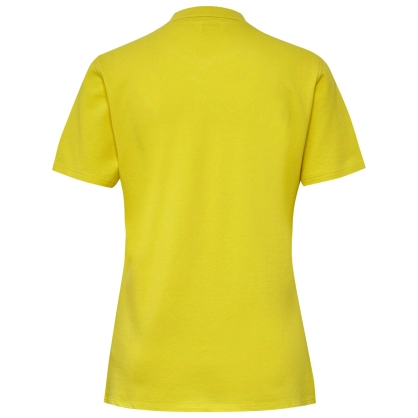 Polo HMLGO 2.0 Femme Hummel Jaune - Espace-Handball.com