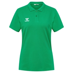 Polo HMLGO 2.0 Femme Hummel Vert - Espace-Handball.com