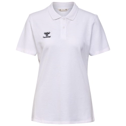 Polo HMLGO 2.0 Femme Hummel Blanc - Espace-Handball.com