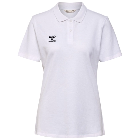 Polo HMLGO 2.0 Femme Hummel Blanc Polo HMLGO 2.0 Femme Hummel Blanc