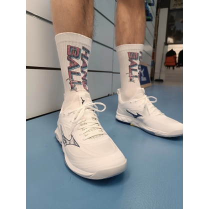 Chaussettes Authentic Play Handball Hummel Blanc/Noir - Espace-Handball.com