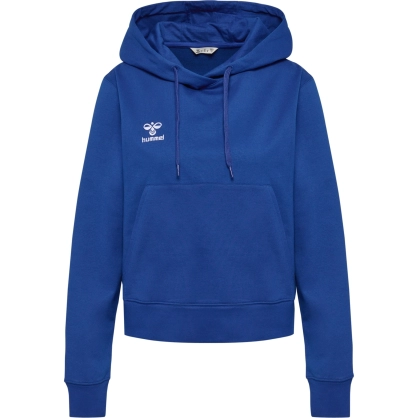 Sweat HMLGO 2.0 à capuche Femme Hummel Bleu Roy - Espace-Handball.com
