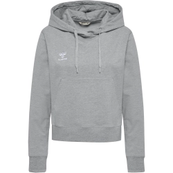 Sweat HMLGO 2.0 à capuche Femme Hummel Gris - Espace-Handball.com