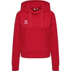 Sweat HMLGO 2.0 à capuche Femme Hummel Rouge - Espace-Handball.com