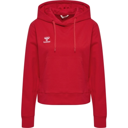 Sweat HMLGO 2.0 à capuche Femme Hummel Rouge - Espace-Handball.com