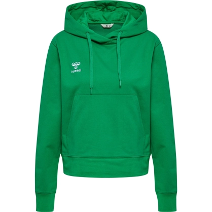 Sweat HMLGO 2.0 à capuche Femme Hummel Vert - Espace-Handball.com