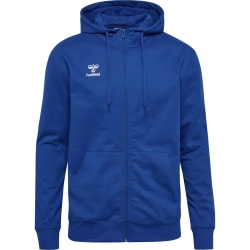 Veste HMLGO 2.0 à capuche Hummel Bleu Roy - Espace-Handball.com