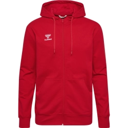 Veste HMLGO 2.0 à capuche Hummel Rouge - Espace-Handball.com