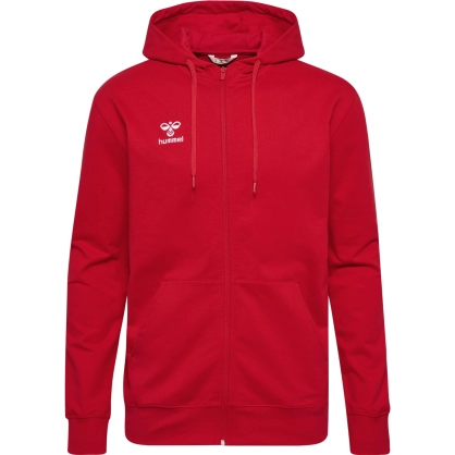 Veste HMLGO 2.0 à capuche Hummel Rouge - Espace-Handball.com