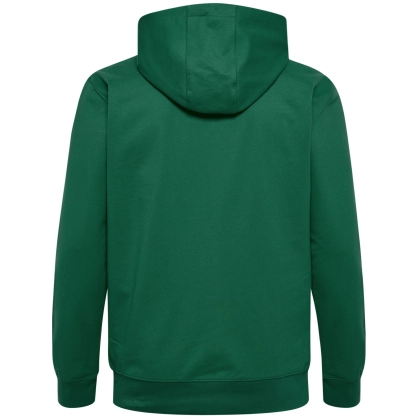 Veste HMLGO 2.0 à capuche Hummel Vert Foncé - Espace-Handball.com