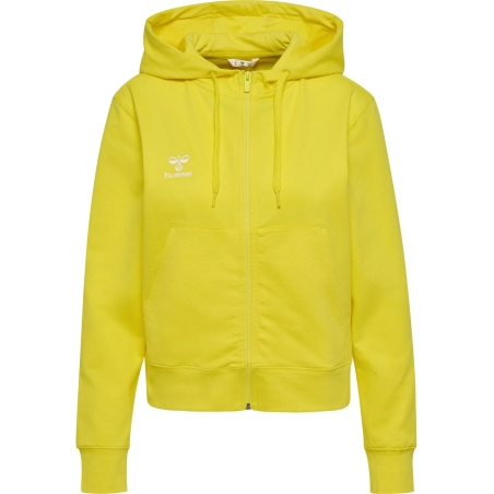 Veste HMLGO 2.0 à capuche Femme Hummel Jaune