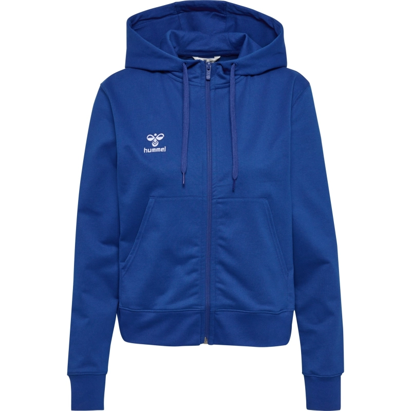 Veste HMLGO 2.0 à capuche Femme Hummel Bleu Roy