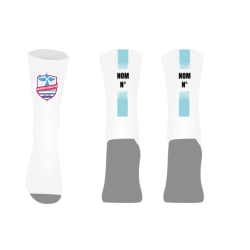 Chaussettes personnalisées Logo HKHB + Nom + Numéro - Espace-Handball.com