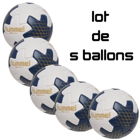 Lot de 5 Ballons HMLStar Match HB Hummel Lot de 5 Ballons HMLStar Match HB Hummel