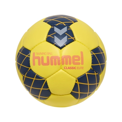 Lot de 5 Ballons HMLClassic Elite HB Jaune Hummel - Espace-Handball.com