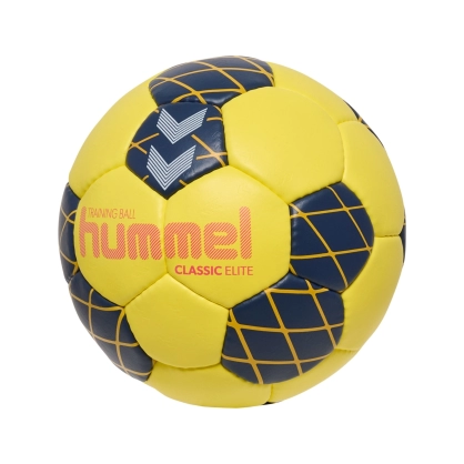 Lot de 5 Ballons HMLClassic Elite HB Jaune Hummel - Espace-Handball.com