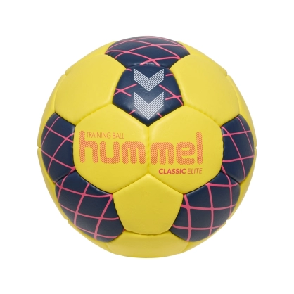 Lot de 5 Ballons HMLClassic Elite HB Jaune Hummel - Espace-Handball.com