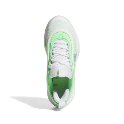 Chaussures DON Junior Adidas Blanc/Vert Fluo - Espace-Handball.com