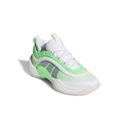 Chaussures DON Junior Adidas Blanc/Vert Fluo - Espace-Handball.com