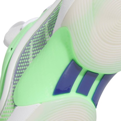 Chaussures DON Junior Adidas Blanc/Vert Fluo - Espace-Handball.com